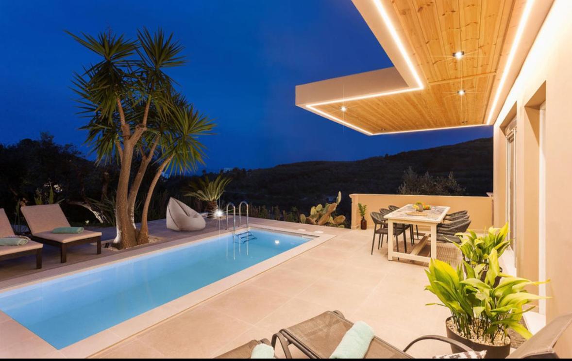 Olive Garden - Private Heated Pool Vacation Home Platanias  Exterior photo